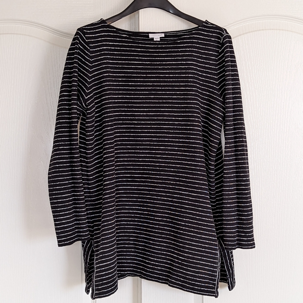 J Jill striped sweater tunic **Large Tall size**